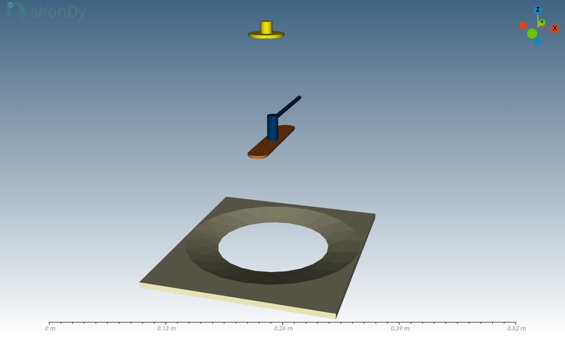 Dishwasher components with added spray arms and improved floor design