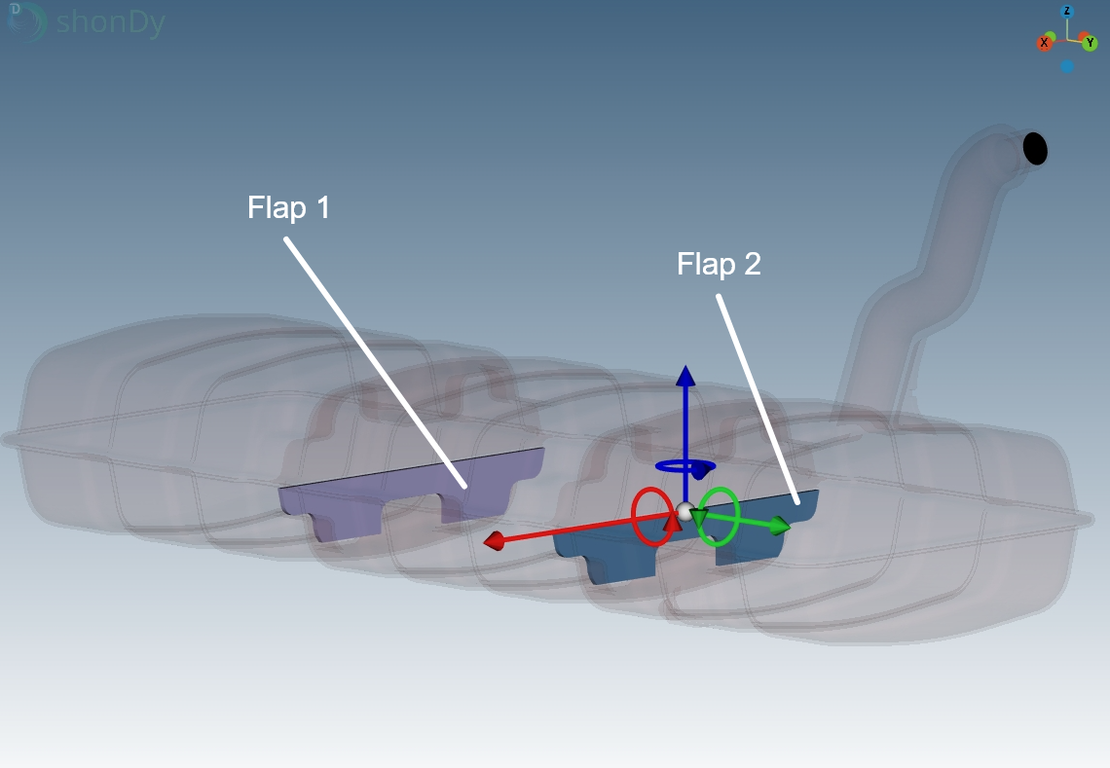 Tank with baffles