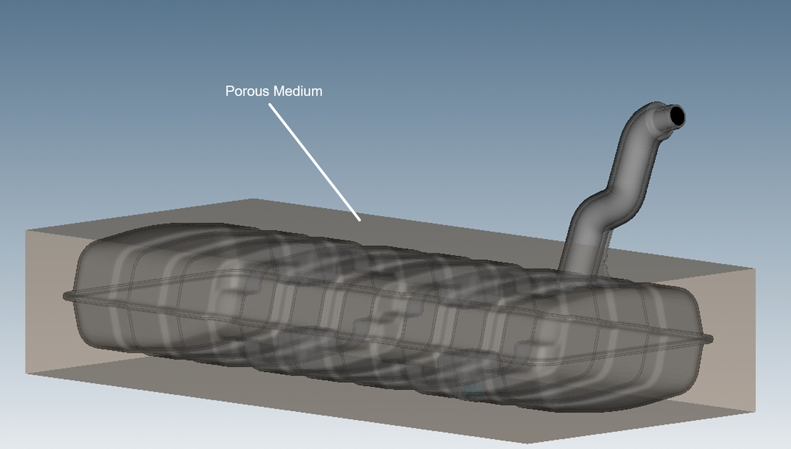 Tank with Porous Medium