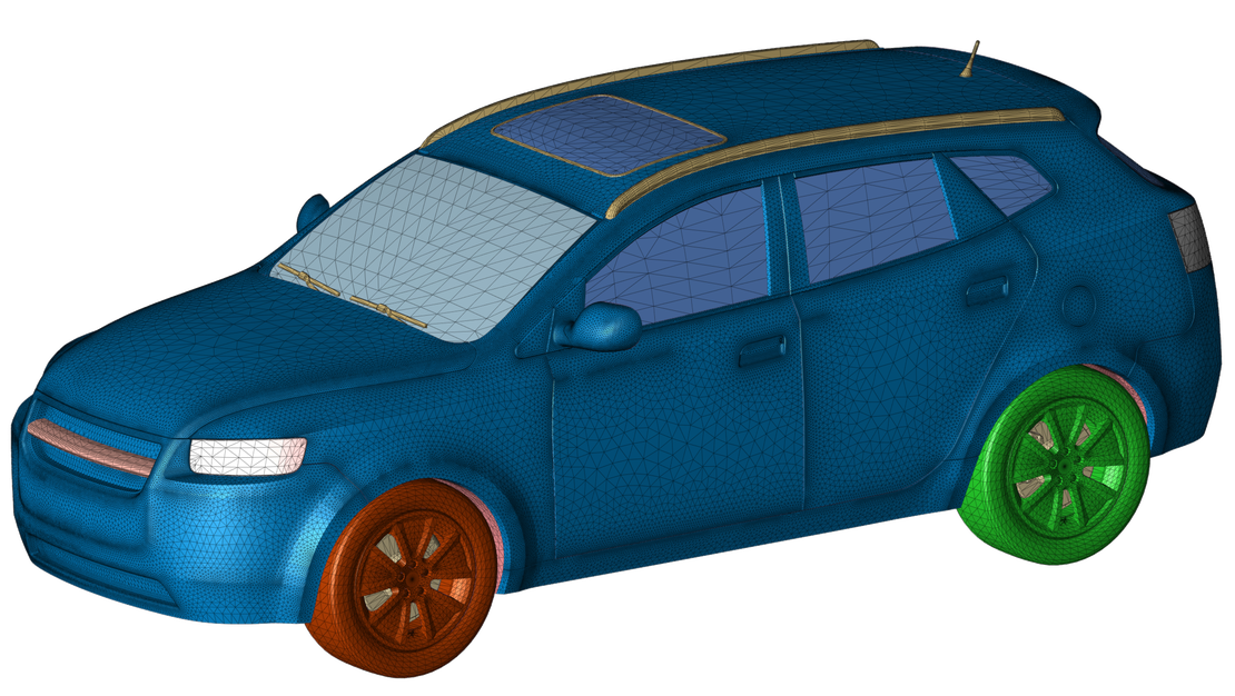 Generic SUV model geometry